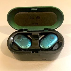 EUC! Skullcandy! Push True Wireless Ear Buds - Psychotropical Teal 🎉 HP!